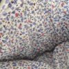 Sac Banane Velours côtelé violet - Intérieur floral