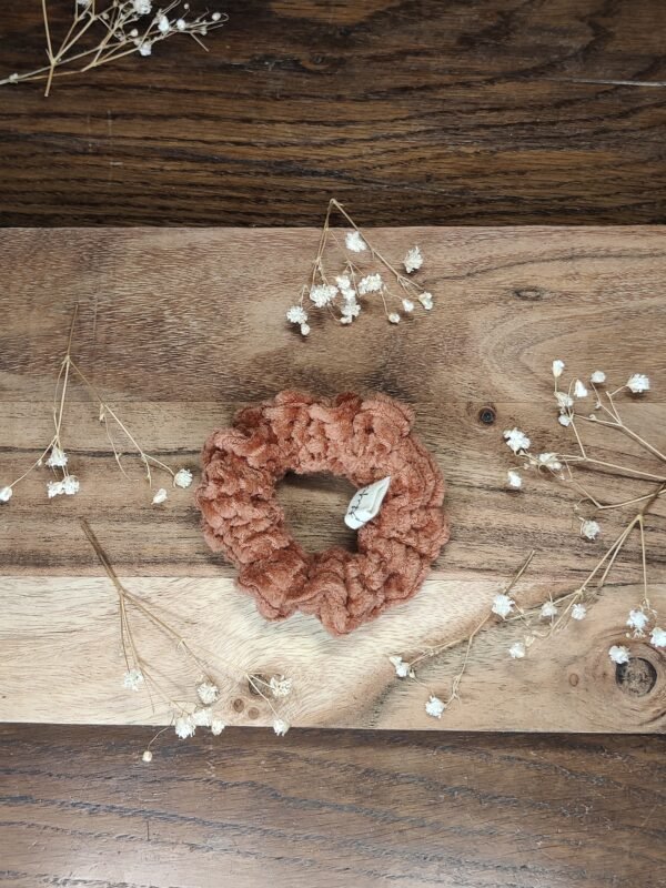 Chouchou Velours côtelé rouille - Taille S