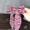 Nœud long Velours milleraies floral