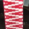 Sangle rouge à motifs Jacquard - Taille S