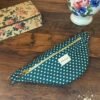 Sac banane vert cœurs blancs - Intérieur blanc