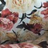 Sac banane bouclettes rouille - Intérieur floral