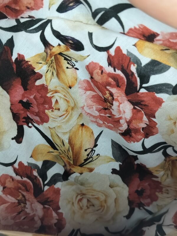 Sac banane milleraies rouille - Intérieur floral